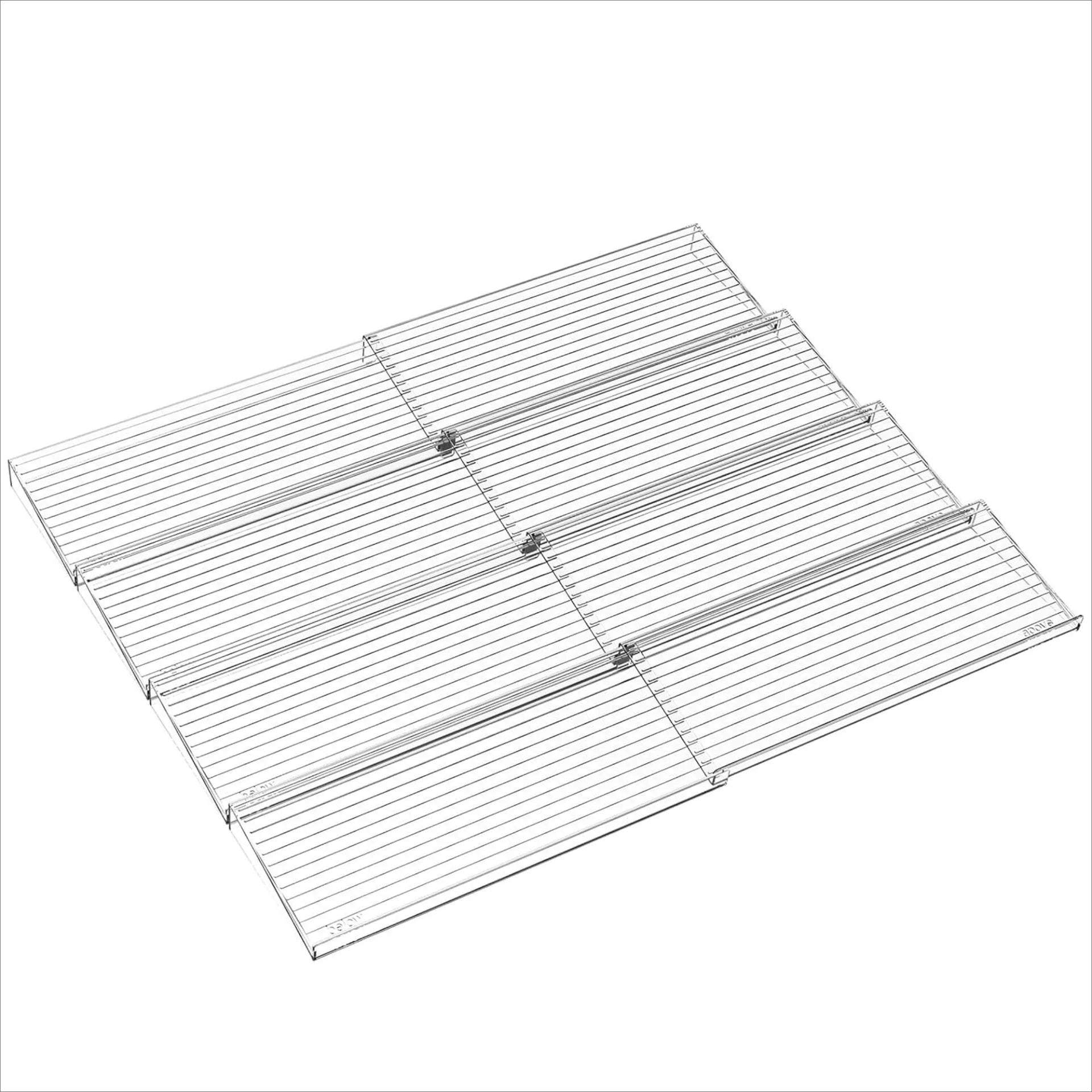 Expandable Spice Drawer Organizer Rack for Kitchen Cabinets