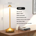 Rechargeable Table Lamp Night Light Touch LED Decorative Dining Lamp