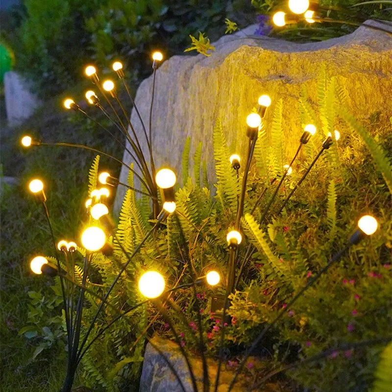 Solar Firefly Lights for Garden Pathways and Outdoor Decoration