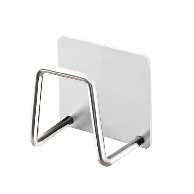 Stainless Steel Sponge Holder for Kitchen Sink with Adhesive