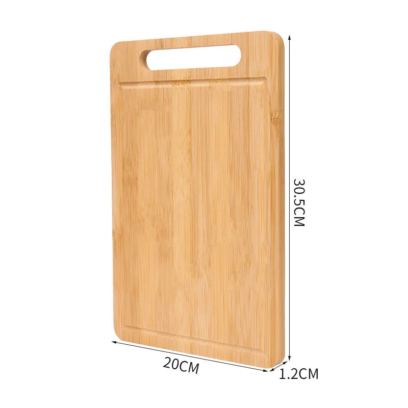 Double Sided Bamboo Cutting Board with Stand