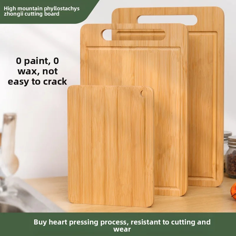 Double Sided Bamboo Cutting Board with Stand