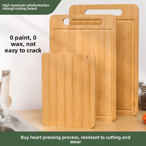 Double Sided Bamboo Cutting Board with Stand