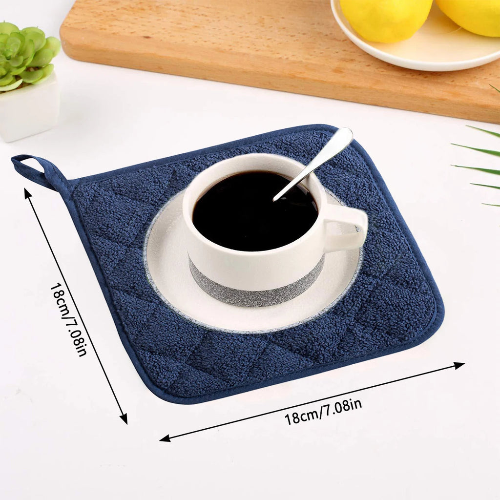 3 Piece Heat Resistant Pot Holder Set for Kitchen