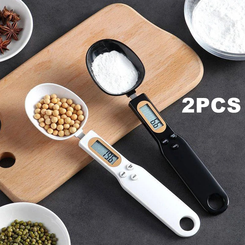 Mini Digital Food Scales Spoon 0.1g to 1kg LCD Kitchen Measuring Tool