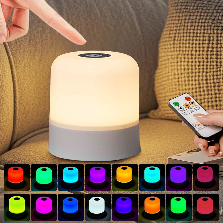 portable LED night light for bedroom
